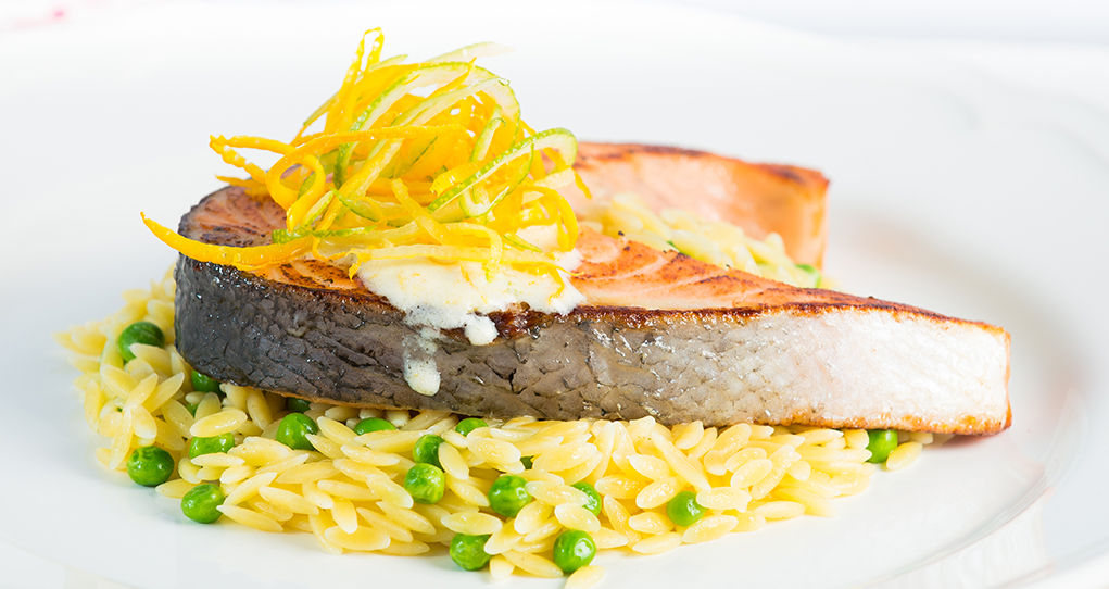 Darnes de saumon et marinade orange-lime image