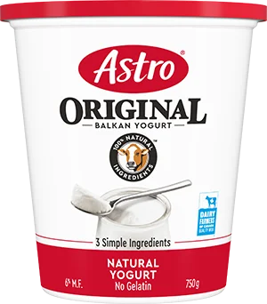 Astro Plain 6% Yogurt tub